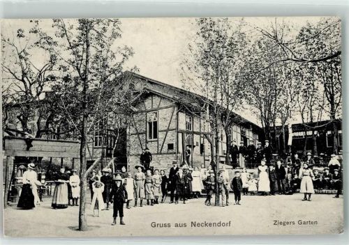 Neckendorf 1909 Gasthaus Ziegers Garten