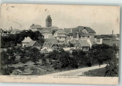 Darmstadt Ausstellung 1908 Hessische Landes Ausstellung