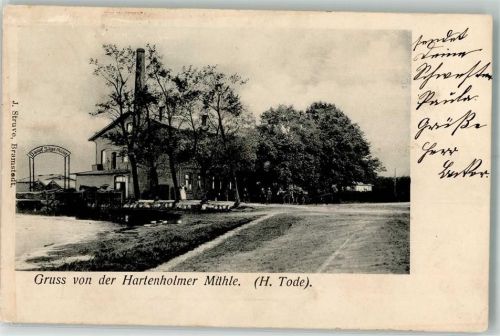 Hartenholm 1905 Gasthaus Hartenholmer Mühle