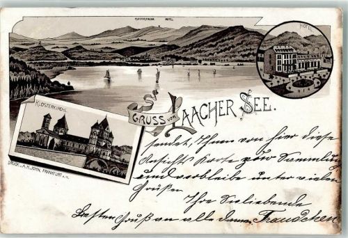 Maria Laach 1897 Vorläufer Laacher See Hotel Klosterkirche