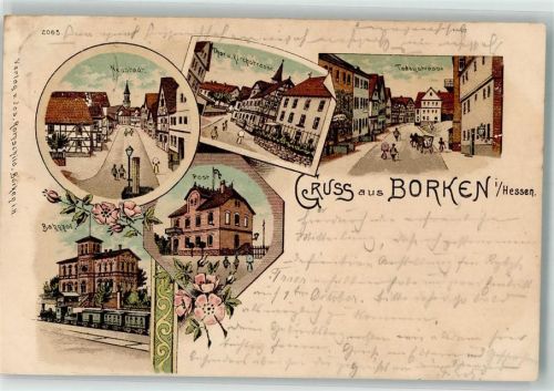 Borken Neustadt Todenstraße Post Bahnhof