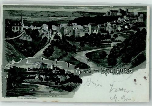 Kyllburg 1899 Schloss Mallberg