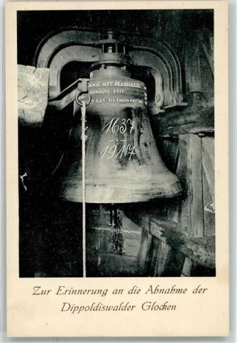 Dippoldiswalde Dippoldswalder Glocken Abnahme Metallsammlung 1917
