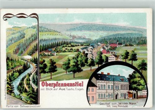 Oberpfannenstiel Schwarzwasserpartie Gasthaus zum Wilden Mann