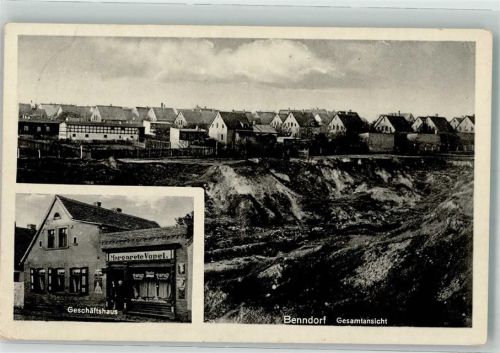 Benndorf Geschäftshaus Ladengeschäft Margarete Vogel Persil-Webung Baugrube