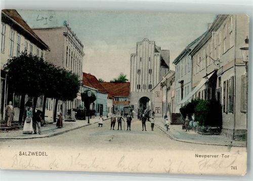 Salzwedel 1907 Neuperver Tor Loge