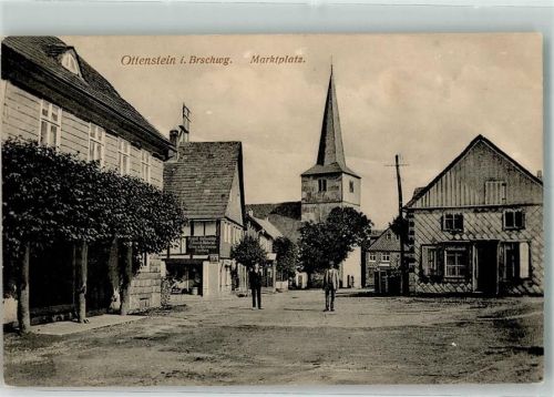 Ottenstein 1919 Marktplatz Kirche