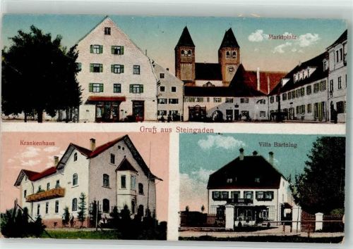 86989 W8924 Steingaden , Oberbay - Krankenhaus Marktplatz Villa Barning