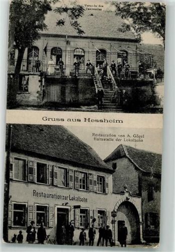 Heßheim Tanzsaal Veranda Gasthaus Gögel