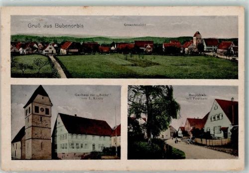 Bubenorbis Hauptstraße Forsthaus Gasthaus zur Sonne