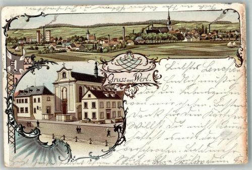 Werl 1899 Franziskanerkloster