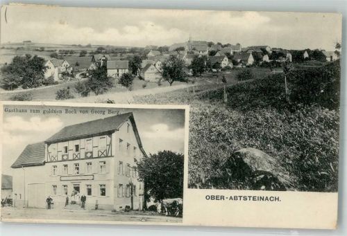 69518 W6941 Ober-Abtsteinach 1909 - Gasthaus zum goldenen Bock