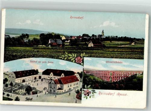 Reinsdorf Göltzschtalbrücke Gasthaus zur goldenen Sonne