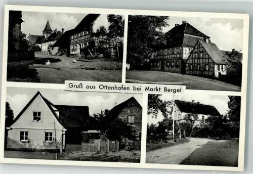 Ottenhofen Dorfstraße Gänse Fachwerkhäuser