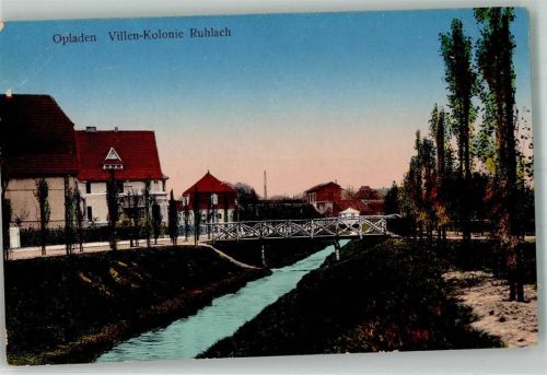 Opladen 1917 Villen-Kolonie Ruhlach Feldpost