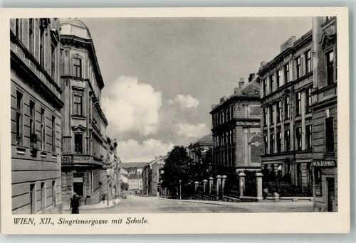Wien Singrienerstrasse Schule Gasthaus Wein und Bierhaus