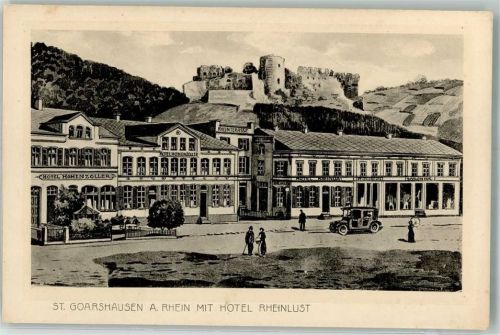 St. Goarshausen Hotel Rheinlust Hotel Hohenzoller Burgruine