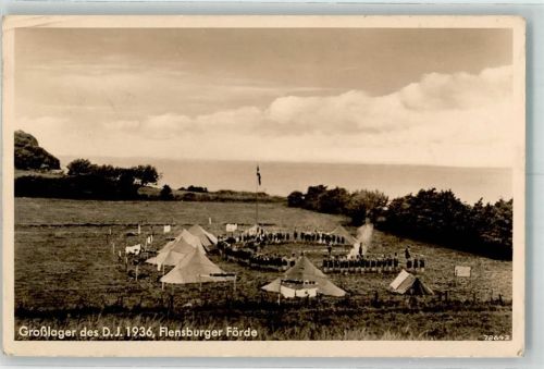 Flensburg 1936 Großlager des D.J. Flensburger Förde Pfadfinder