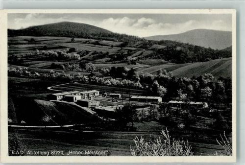 Meißner Reichsarbeitsdienstlager Abteilung 8/220 Hoher Meissner Ftotgraf Stautz