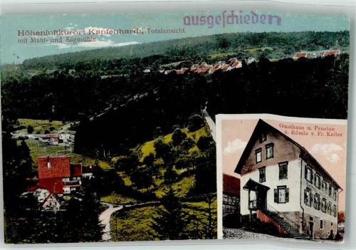 Kapfenhardt Gasthaus Pension z. Rössle Mahl- u. Sägmühle