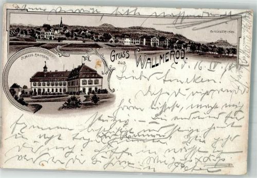 Wallmerod 1900 Schloss Molsberg Ruine Weltersburg