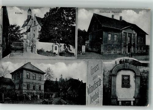 Windischleuba Kirche Gasthaus Blumtritt Ruhebank