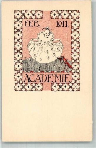 Zürich 1911 Feb. 1911 Academie Ort lt. Verlag kl. Eckknick