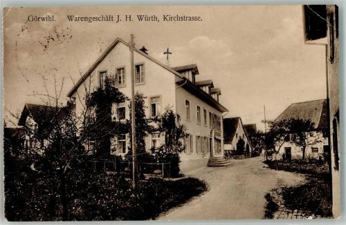 Görwihl Warengeschäft Würth Kirchstraße