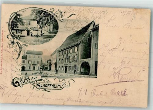 Schopfheim Gasthaus-Brauerei zur Krone Schützenhaus