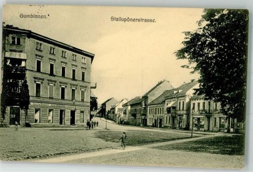 Gumbinnen 1915 Staalupöner Straße Feldpost WK I