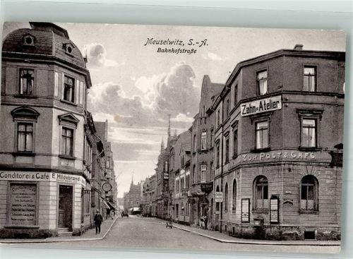 Meuselwitz Bahnhofstraße Gasthaus Cafe zur Post