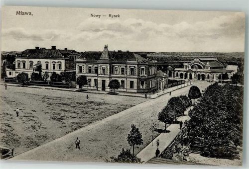 Mlawa 1915 Markplatz Feldpost WK I