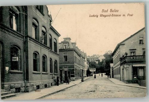 Bad Sulza 1916 Ludwig Wiegand-Straße Postamt