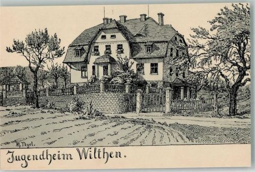 Wilthen Jugendheim Wilthen sign. Tögel