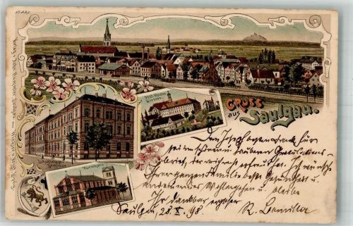Saulgau 1898 Inst. Kloster Siessen Schullehrer Seminar Turnhalle