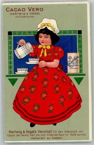 1906 Cacao vero v. Hartwig & Vogel Hoflieferant