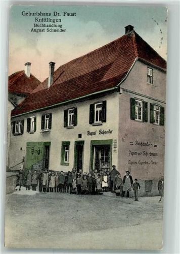 75438 W7134 Knittlingen - Geburtshaus Dr. Faust