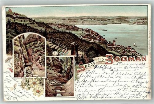 Bodman 1900 Marienschlucht Bodensee