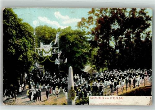 Pegau Festzug Parade Denkmal