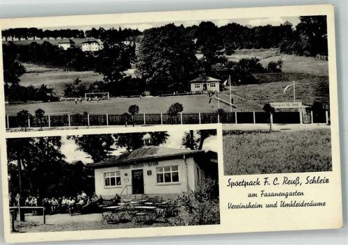 Schleiz Sportpark F. C. Reuß Fußballfeld Vereinsheim Martin Thrum-Heim