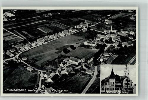 Unterhausen Fliegeraufnahme Gasthaus zur Linde