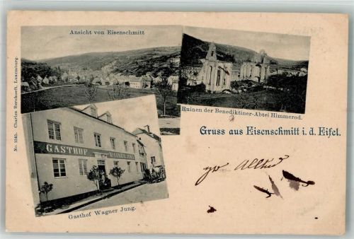 Eisenschmitt 1899 Benediktiner Abtei Himmerod Gasthaus Jung