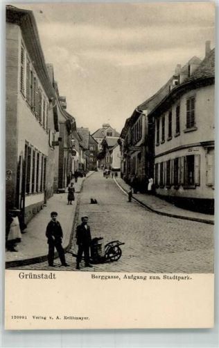 Grünstadt Berggasse Aufgang zum Stadtpark