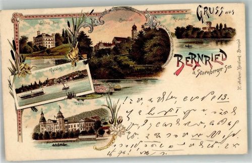 Bernried Leoni Tutzing Schloss Berg Roseninsel im Starnberger See