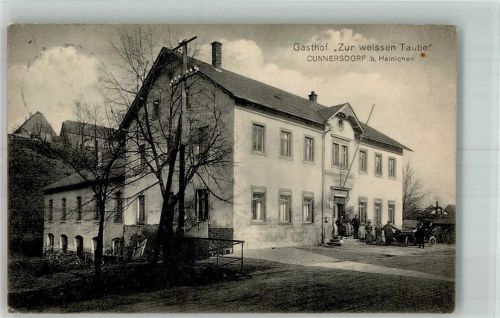Cunnersdorf 1913 Gasthaus zur weissen Taube