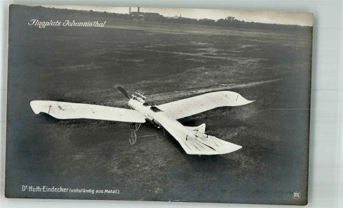Johannisthal Flugplatz Dr. Huth Eindecker Ganzmetall