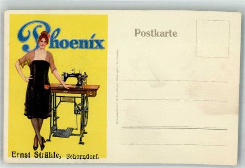 Werbung Phoenix Schreibmaschine
