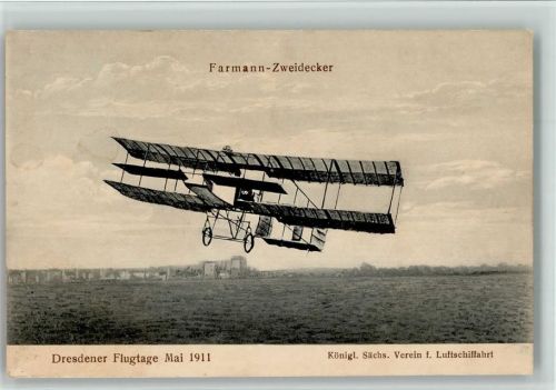 Dresden Farmann Zweidecker 1911