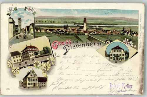 Dietenheim 1898 St. Martin-Kirche Apotheke