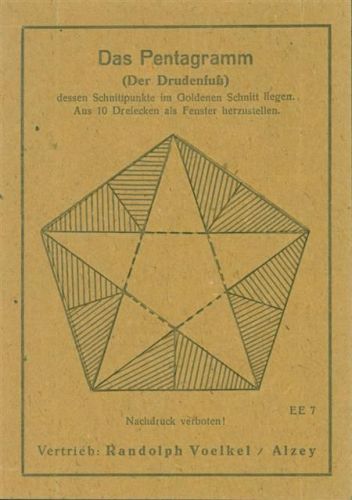 W6508 Alzey Das Pentagramm gestanzte Teile austrennbar Randolph Voelkel Rätsel